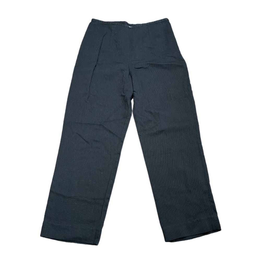 Pendleton Women’s Cotton Side‎ Zip Textured Black Pants Size 10 - Picture 6 of 6